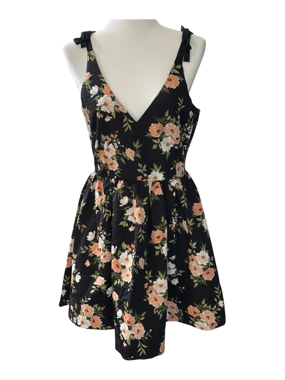 NEW The Occasion by Old Navy Women’s Fit & Flare Taffeta Mini Floral Dress